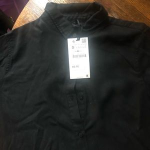 Zara Longline Button Down Shirt/ Shirt dress